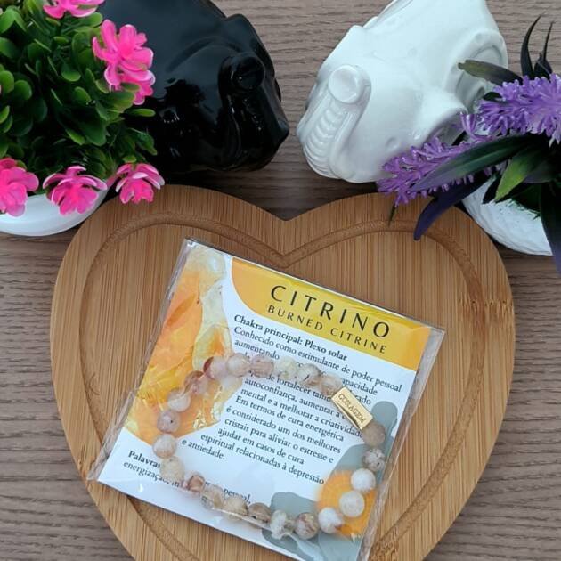 Pulseira Citrino – Prosperidade, Luz e Manifestação