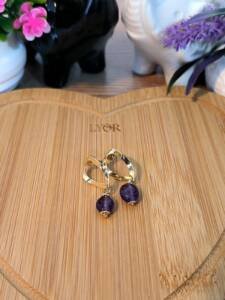 Brinco de Ametista – Intuição e Serenidade