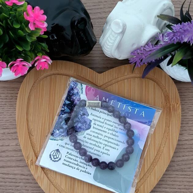 Pulseira Ametista – Intuição e Serenidade Espiritual